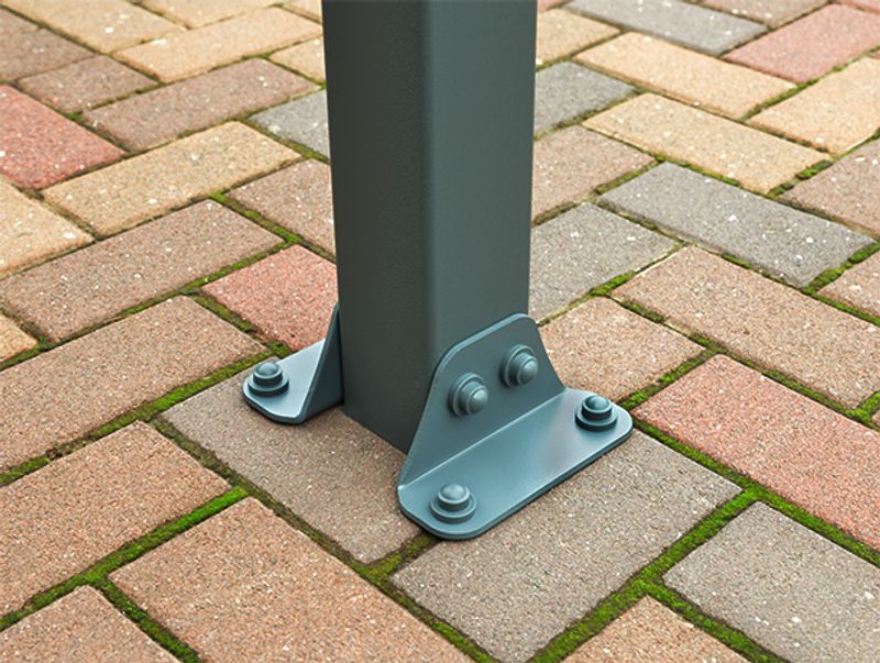 OLYMPIA Terrassetak 3X4.25 GRÅ KLAR