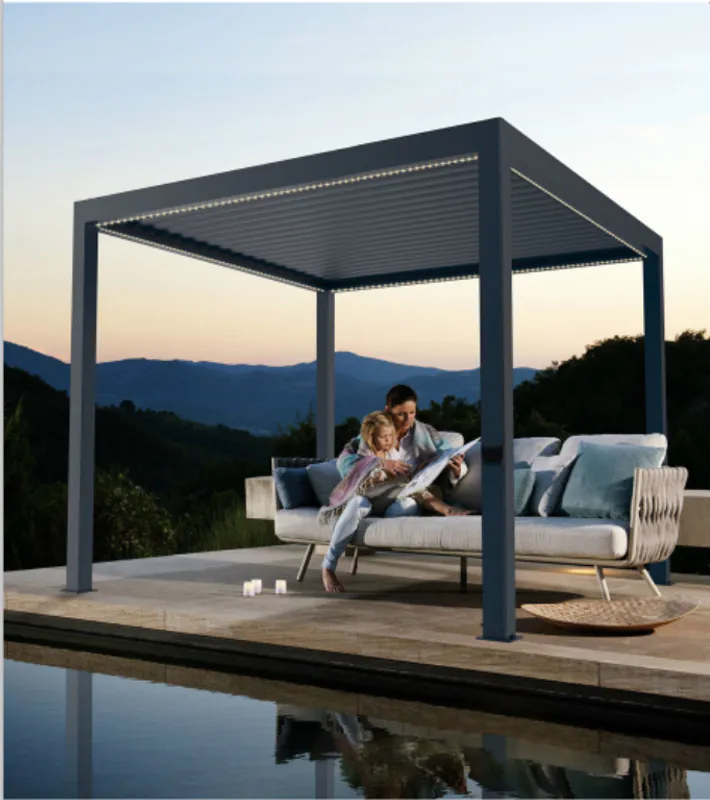 Pergola 4x4m  Sort